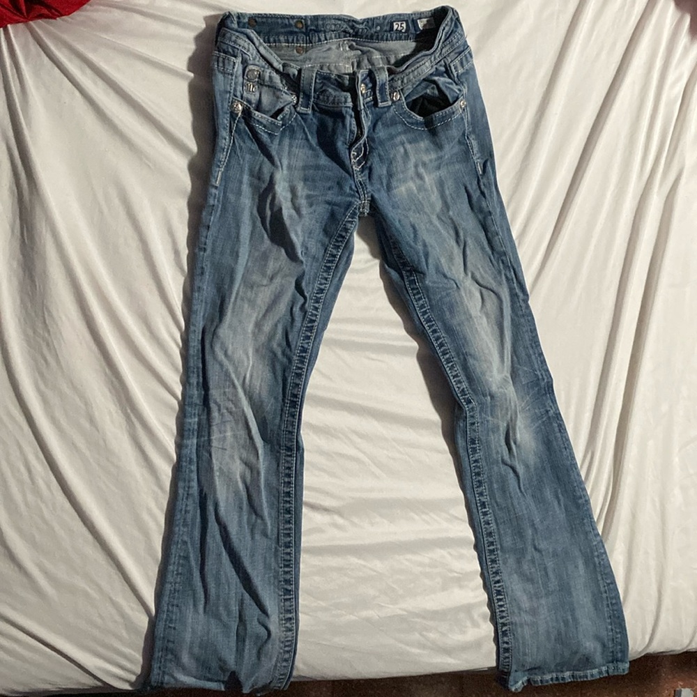 MissMe bootcut jeans, greta condition, size 25